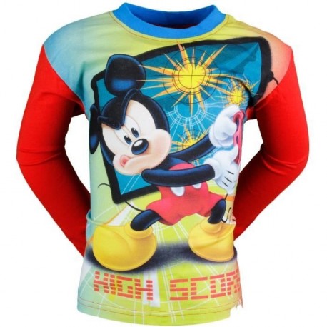 T SHIRT ENFANT DISNEY MICKEY ROUGE