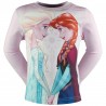 T SHIRT DISNEY REINE DES NEIGES ROSE CLAIR
