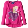 T SHIRT DISNEY REINE DES NEIGES ROSE FONCE