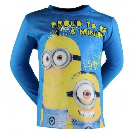T SHIRT DISNEY MINIONS BLEU