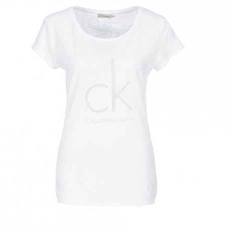 T SHIRT CALVIN KLEIN CK202157 BLANC