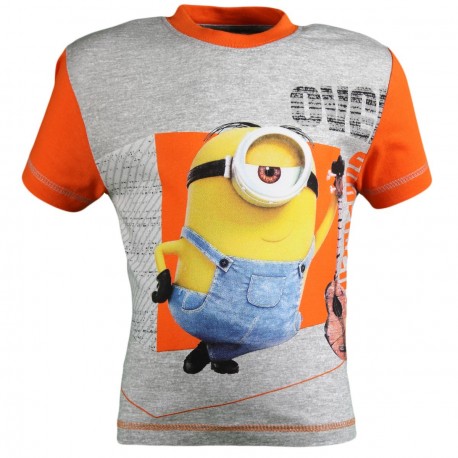 T SHIRT ENFANT DISNEY MINIONS ORANGE