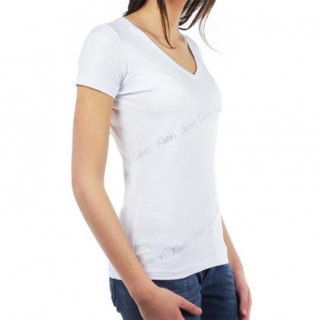T SHIRT CALVIN KLEIN CWP44 BLANC