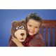 COUVERTURE OURS MARRON TRIPLE FONCTION