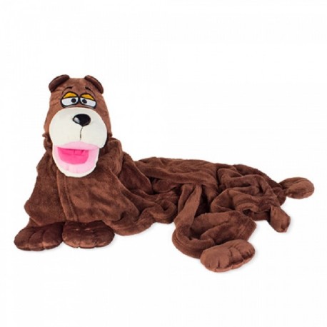 COUVERTURE OURS MARRON TRIPLE FONCTION