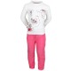ENSEMBLE ENFANT VETEMENTS HIVER FILLE PANTALON ROSE + GILET + T SHIRT