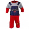 JOGGING BEBE SUPERMAN BLEU ET ROUGE