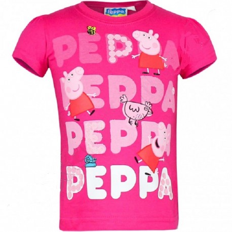T SHIRT ENFANT PEPPA PIG ROSE