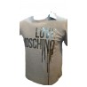 T SHIRT LOVE MOSCHINO GRIS