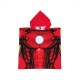 PONCHO DE BAIN OU PLAGE ENFANT AVENGERS ROUGE 55 CM X 110 CM