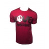 T SHIRT LOVE MOSCHINO LOGO PEACE ROUGE BORDEAUX
