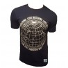 T SHIRT LOVE MOSCHINO GLOBE BLEU