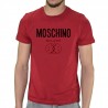 T SHIRT LOVE MOSCHINO SMILEY ROUGE