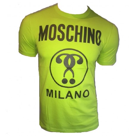 T SHIRT LOVE MOSCHINO MILANO VERT