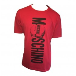 T SHIRT LOVE MOSCHINO COUTURE ROUGE