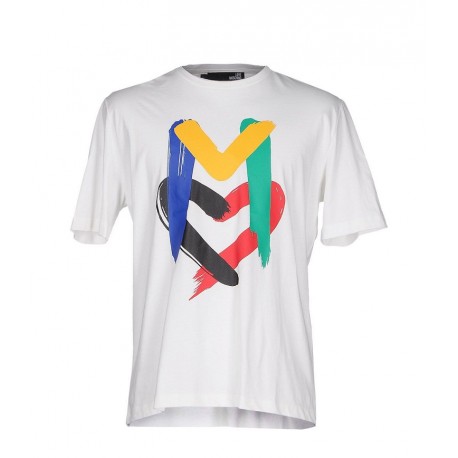 T SHIRT LOVE MOSCHINO BLANC M COLORS