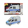 JOUET ENFANT CAMION DE POLICE GRIS A FRICTION SON ET LUMIERE 21 CM