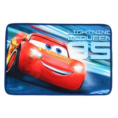TAPIS DE SOL ENFANT DISNEY CARS BLEU 40 X 60 CM