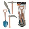JOUET ENFANT SET 4 OUTILS DE JARDIN 30 CM