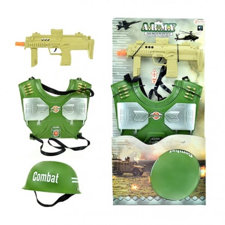 JOUET ENFANT KIT MILITAIRE 3 PIECES