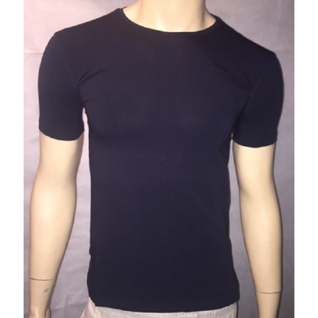 T SHIRT ARMANI JEANS LOGO BLEU