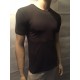 T SHIRT ARMANI JEANS LOGO MARRON