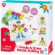 JOUET ENFANT ATELIER MOSAIQUE CREER ET VISSER 180 PIECES
