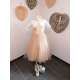 Robe enfant Chipie chic beige/doré