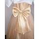 Robe enfant Chipie chic beige/doré