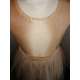 Robe enfant Chipie chic beige/doré
