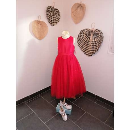 Robe enfant Chipie chic rouge