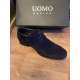 Derbies enfants Uomo garçons couleur marine daim